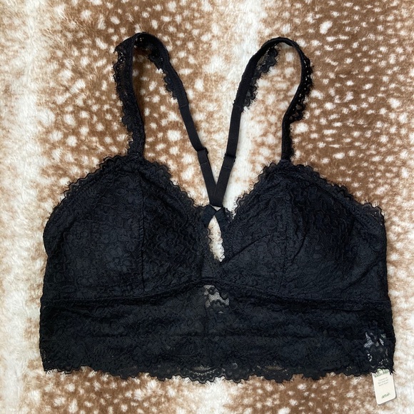 Aerie Eyelash Lace Racerback Bralette - Picture 6 of 8